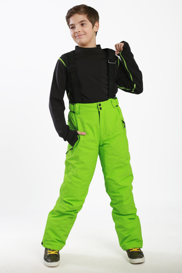 Гірськолижні штани дитячі Freever SF 21691 салатові, Фото №2 - freever.ua