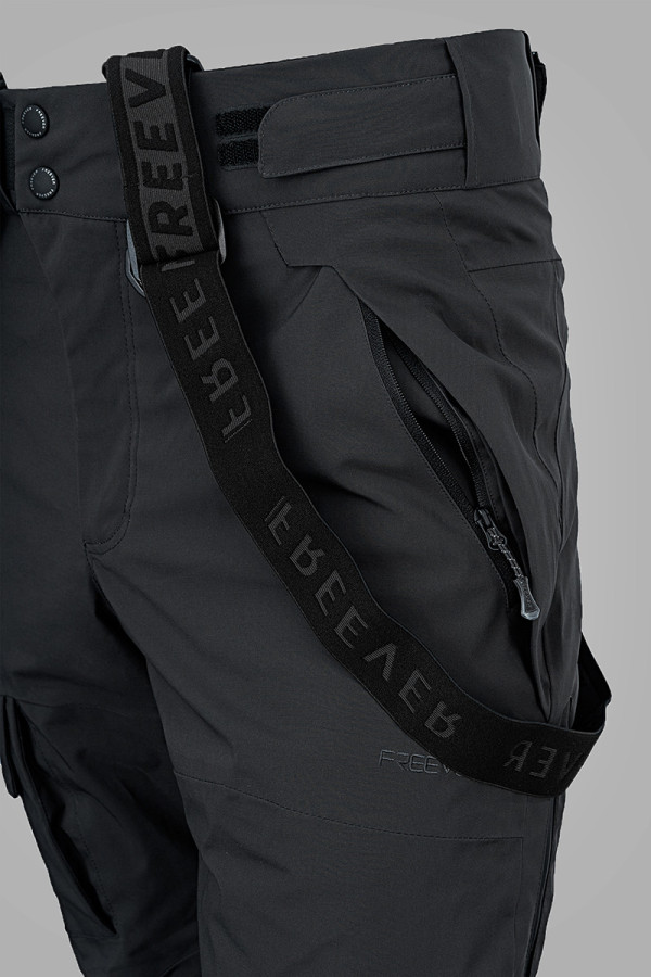 Гірськолижні штани чоловічі Freever WF 21692 чорні, Фото №4 - freever.ua