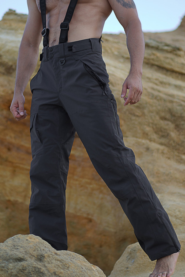 Гірськолижні штани чоловічі Freever WF 21692 сірі, Фото №4 - freever.ua