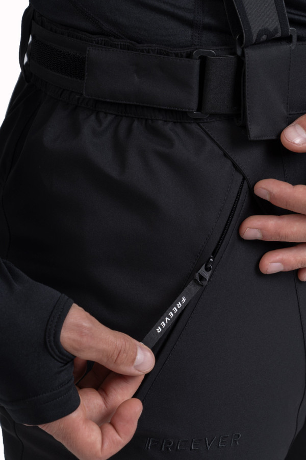 Чоловічі гірськолижні штани Freever NF 21696 (батал) чорні, Фото №3- freever.ua