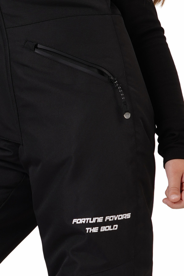 Детские горнолыжные брюки Freever NF 21697 чёрные Детские горнолыжные брюки Freever NF 21697 чёрные, Фото №2- freever.ua