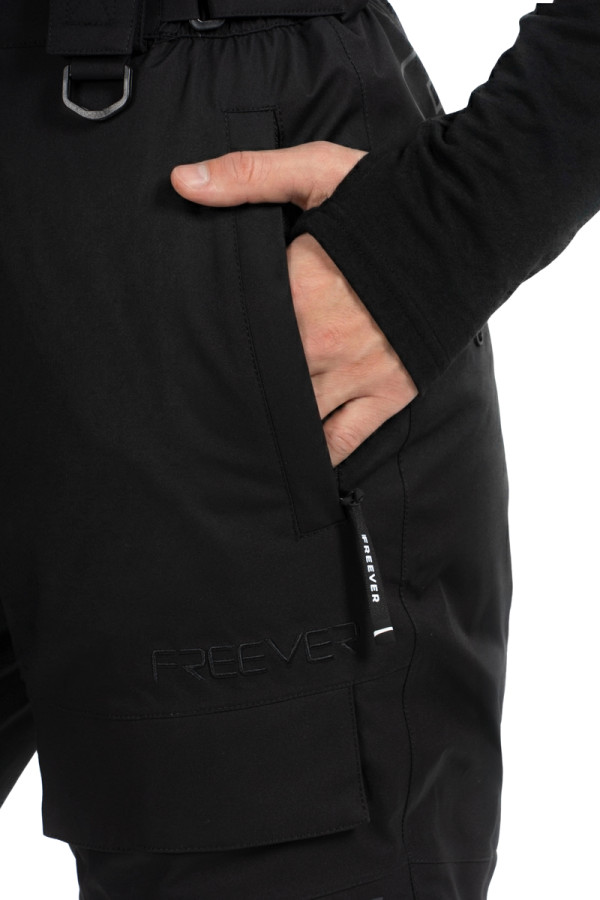 Гірськолижні штани чоловічі Freever NF 21698 чорні, Фото №5- freever.ua