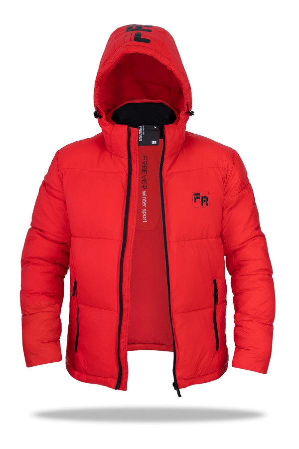 Зимова куртка чоловіча Freever SF 21708 червона - freever.ua