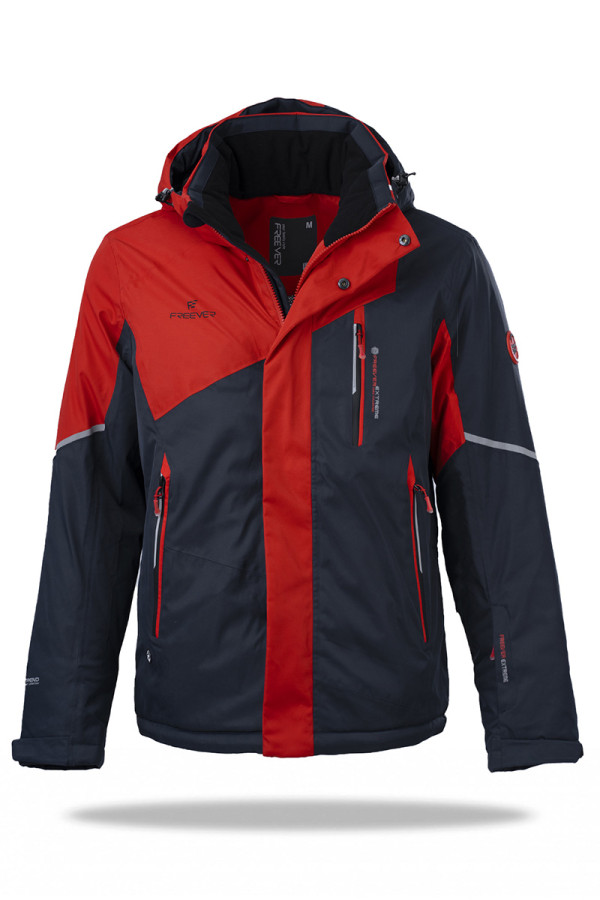Гірськолижна куртка чоловіча Freever WF 21710 червона, Фото №2 - freever.ua