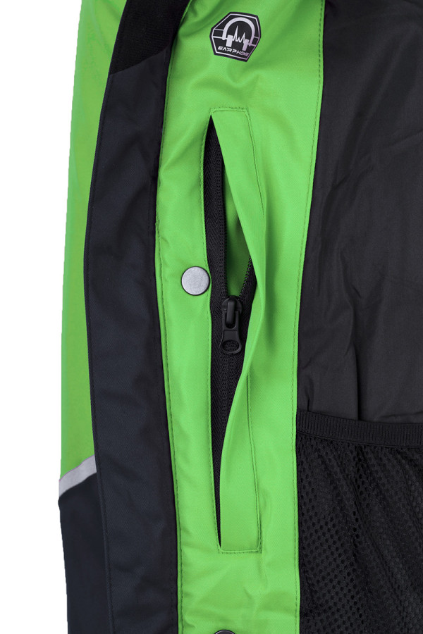 Гірськолижна куртка чоловіча Freever WF 21710 зелена, Фото №7 - freever.ua