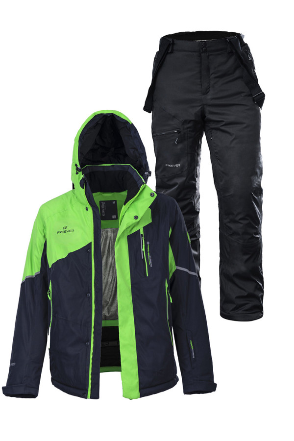 Чоловічий лижний костюм FREEVER 21710 зелений - freever.ua