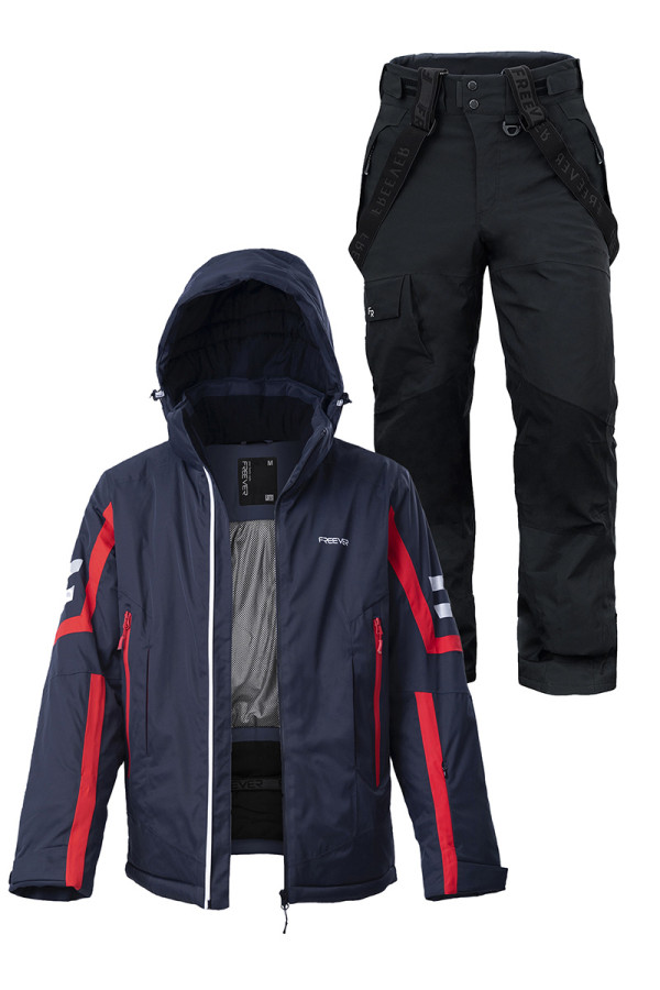 Мужской лыжный костюм FREEVER 21711-921 темно-серый - freever.ua