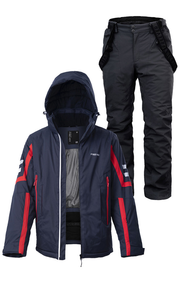 Мужской лыжный костюм FREEVER 21711-932 темно-серый - freever.ua