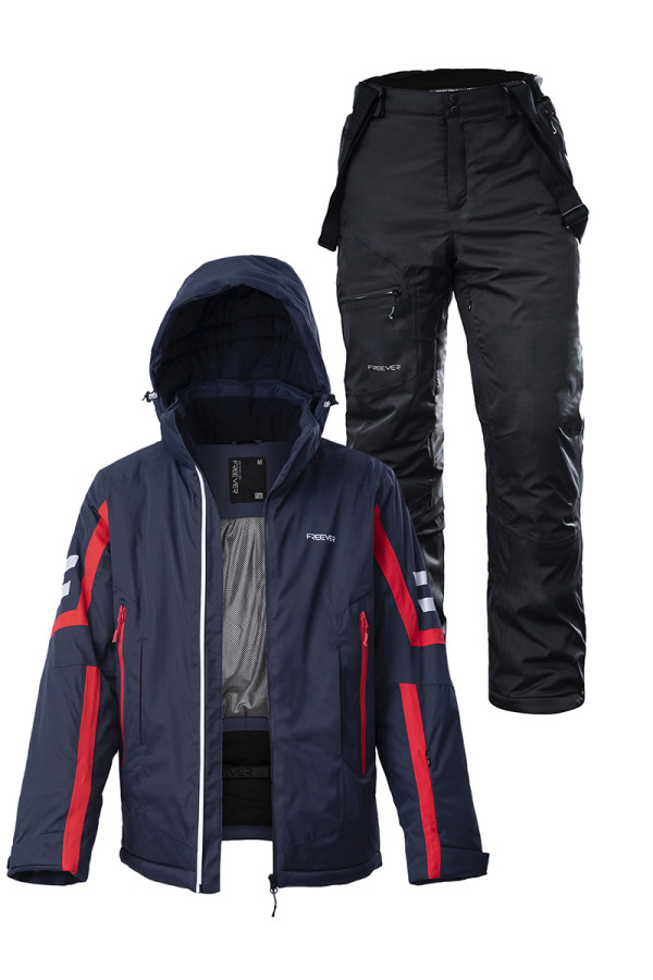Мужской лыжный костюм FREEVER 21711 темно-серый - freever.ua