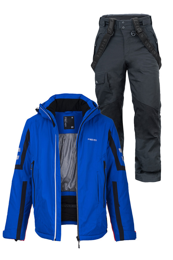 Чоловічий лижний костюм FREEVER 21711-72 блакитний, Фото №15 - freever.ua