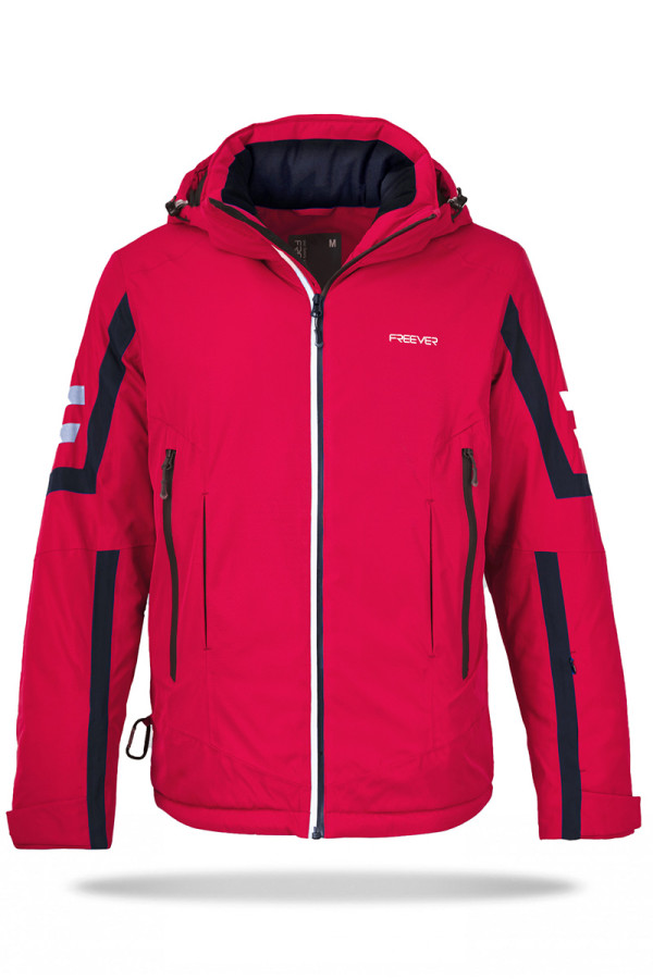Гірськолижна куртка чоловіча Freever WF 21711 червона, Фото №2 - freever.ua
