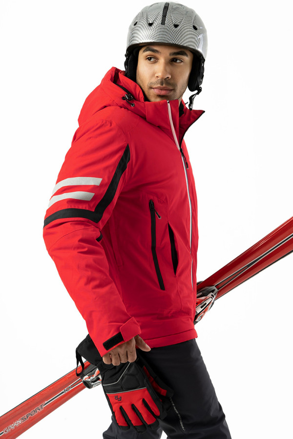 Горнолыжная куртка мужская Freever WF 21711 красная, Фото №3 - freever.ua