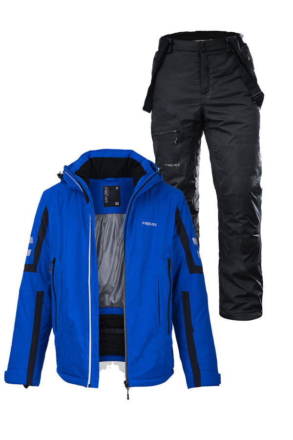 Чоловічий лижний костюм FREEVER 21711 блакитний - freever.ua