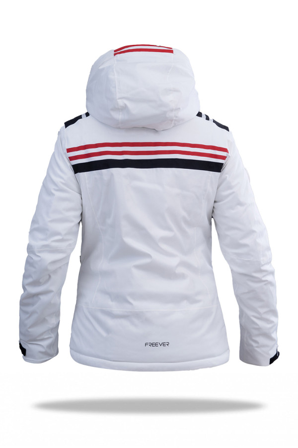 Горнолыжная куртка женская Freever WF 21713 белая, Фото №4 - freever.ua