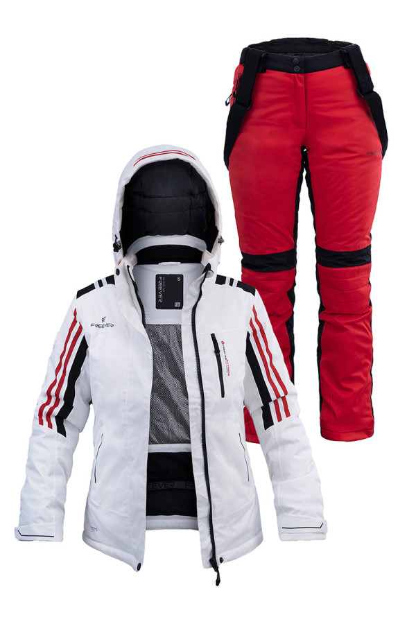 Жіночий лижний костюм FREEVER 21713-04 білий - freever.ua