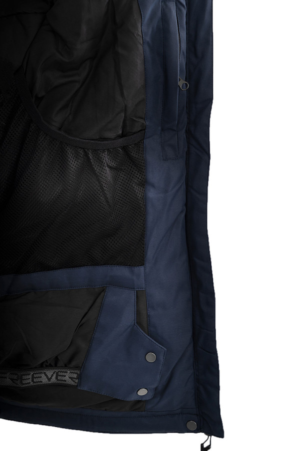 Гірськолижна куртка жіноча Freever WF 21713 синя, Фото №9 - freever.ua