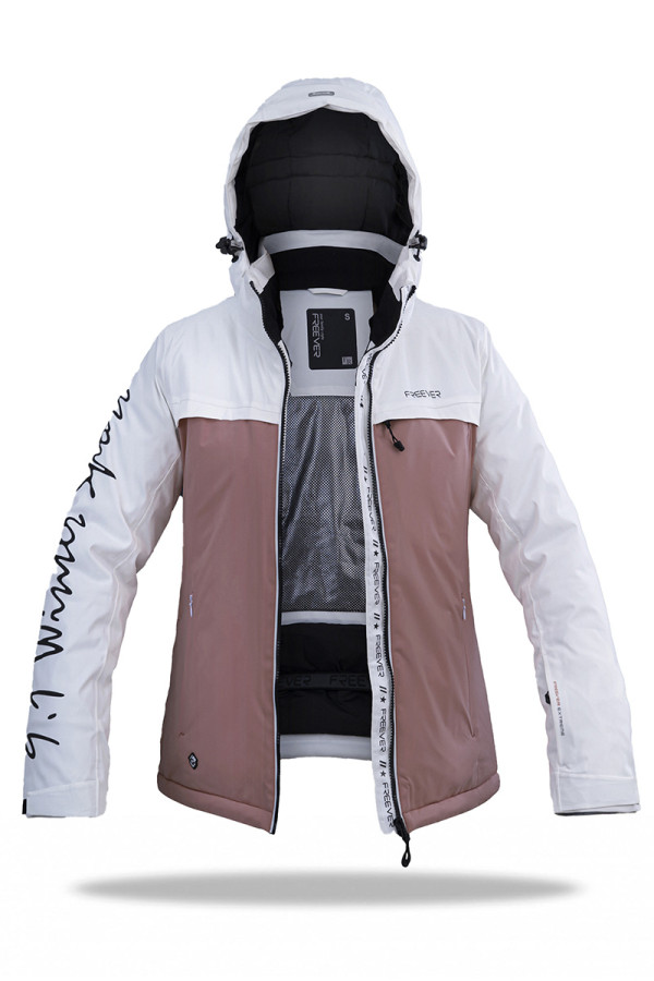 Гірськолижна куртка жіноча Freever WF 21714 капучино - freever.ua