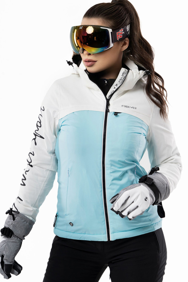 Гірськолижна куртка жіноча Freever WF 21714 м'ятна - freever.ua