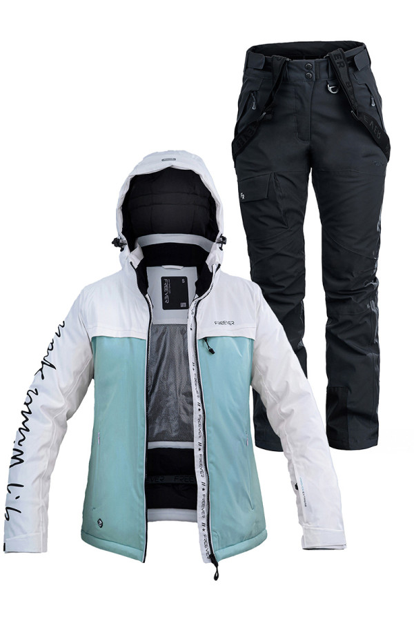 Женский лыжный костюм FREEVER 21714-541 мятный - freever.ua
