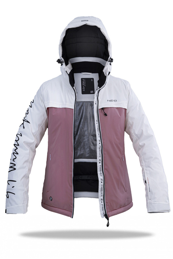 Гірськолижна куртка жіноча Freever WF 21714 пудра