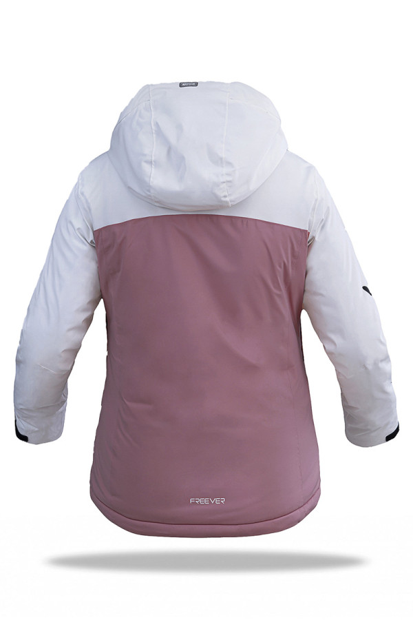 Горнолыжная куртка женская Freever WF 21714 пудра, Фото №4 - freever.ua