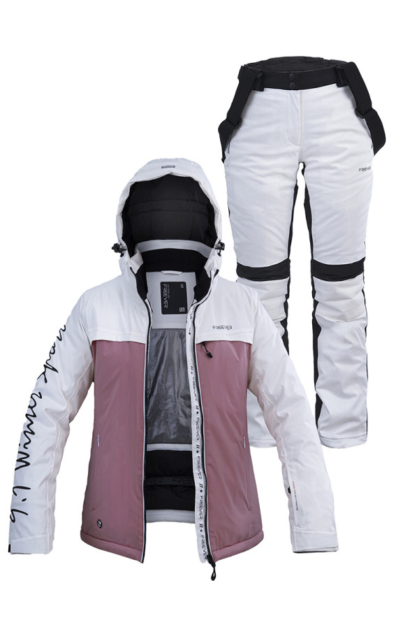 Женский лыжный костюм FREEVER 21714 пудра