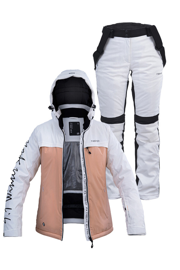 Женский лыжный костюм FREEVER 21714 персиковый - freever.ua