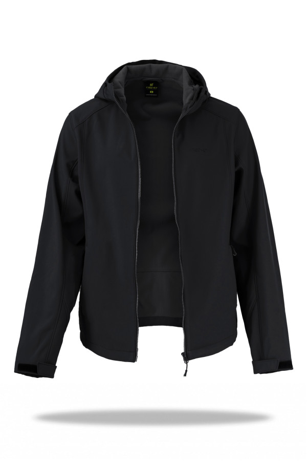 Куртка мужская Freever windstopper WF 21715 черная - freever.ua