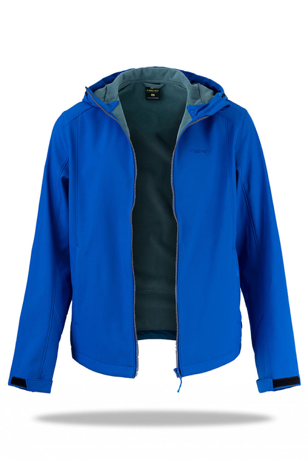 Куртка мужская Freever windstopper WF 21715 голубая - freever.ua