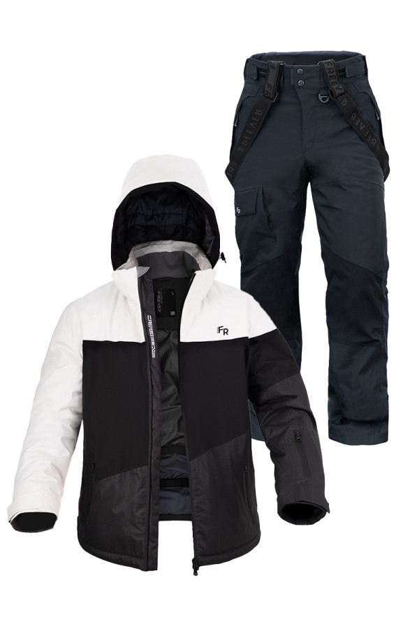 Мужской лыжный костюм FREEVER 21721-21692 серый