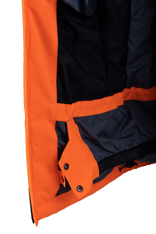 Горнолыжная куртка мужская Freever AF 21721 оранжевая, Фото №6 - freever.ua