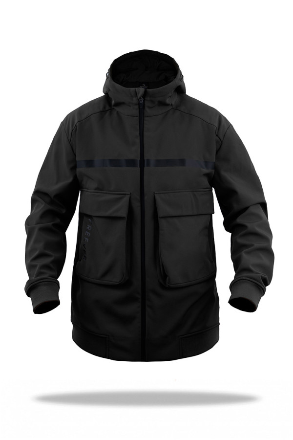 Кофта windstopper чоловіча Freever AF 21723 чорна, Фото №3- freever.ua
