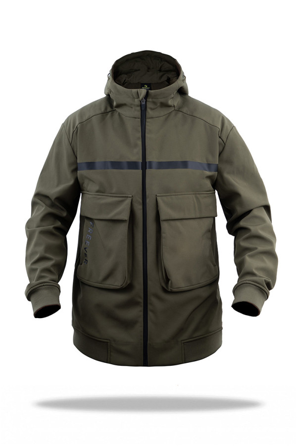 Кофта windstopper чоловіча Freever AF 21723 хакі, Фото №4- freever.ua