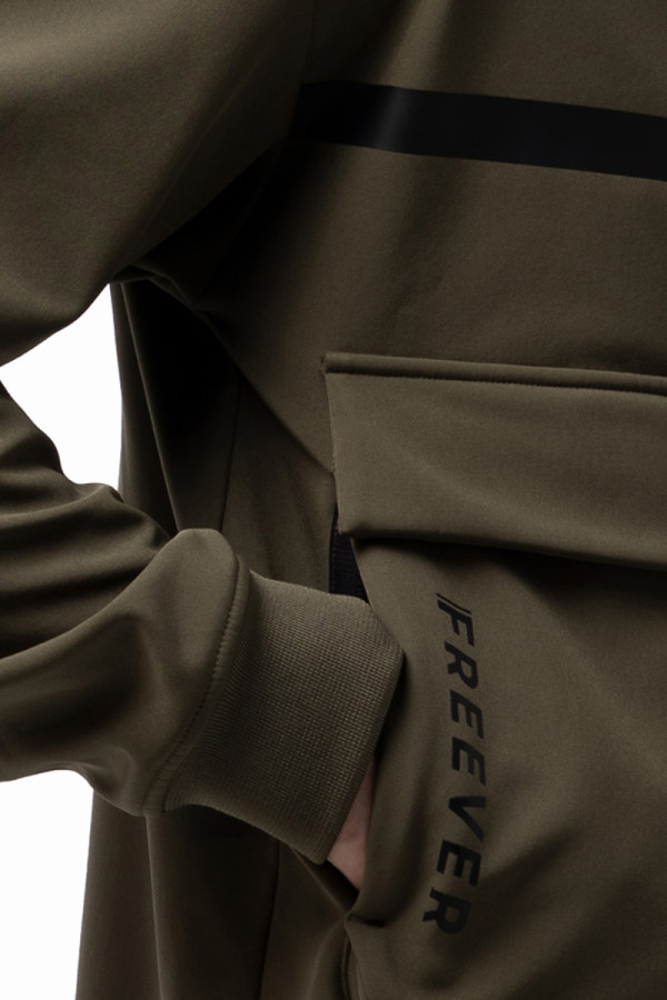 Кофта windstopper чоловіча Freever AF 21723 хакі, Фото №9- freever.ua