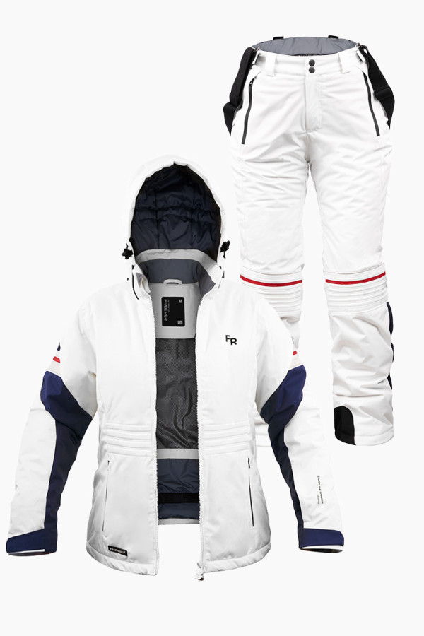 Женский лыжный костюм FREEVER 21762-7607 белый - freever.ua