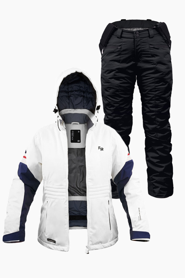 Женский лыжный костюм FREEVER 21762-7608 белый - freever.ua