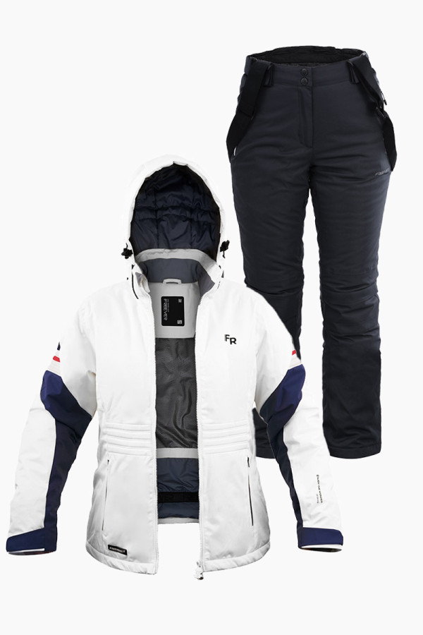 Женский лыжный костюм FREEVER 21762-7603 белый - freever.ua
