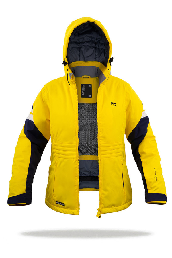 Горнолыжная куртка женская Freever AF 21762 желтая