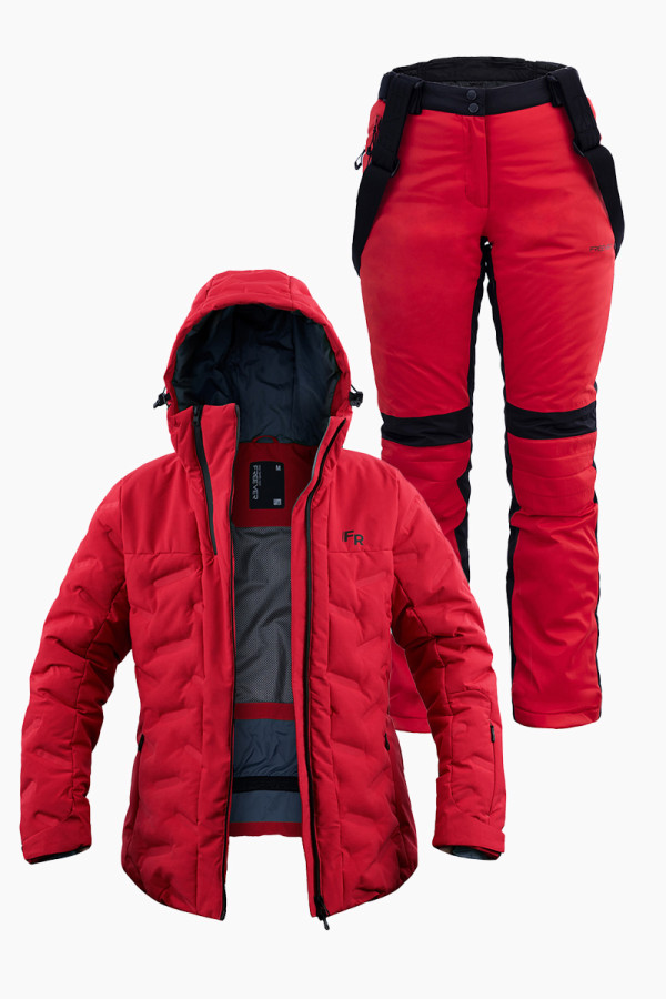 Женский лыжный костюм FREEVER 21764-7603 красный - freever.ua