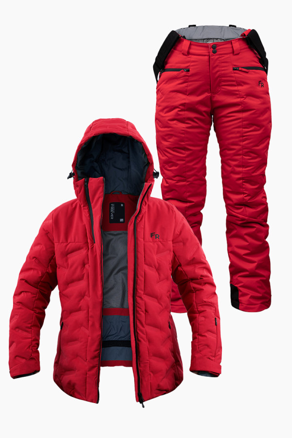 Женский лыжный костюм FREEVER 21764-7608 красный