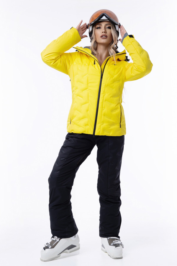 Горнолыжная куртка женская Freever AF 21764 желтая, Фото №4 - freever.ua