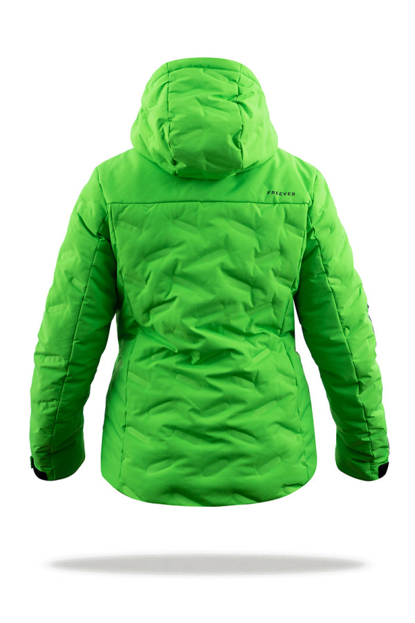 Горнолыжная куртка женская Freever AF 21764 зеленая, Фото №4 - freever.ua