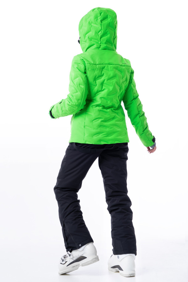 Гірськолижна куртка жіноча Freever AF 21764 зелена, Фото №4 - freever.ua