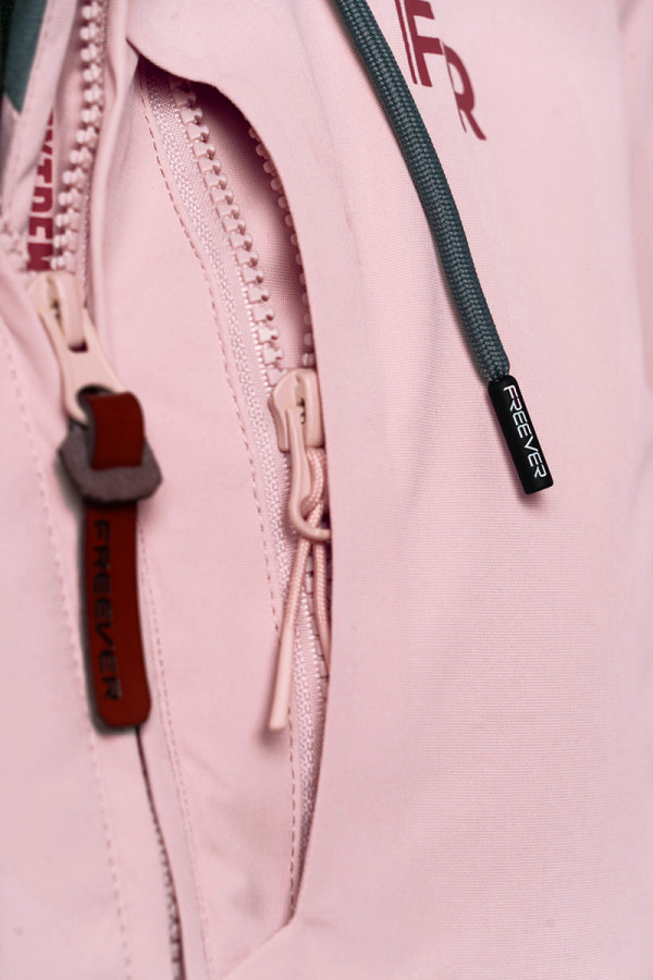 Горнолыжная куртка женская Freever AF 21767 розовая, Фото №8 - freever.ua