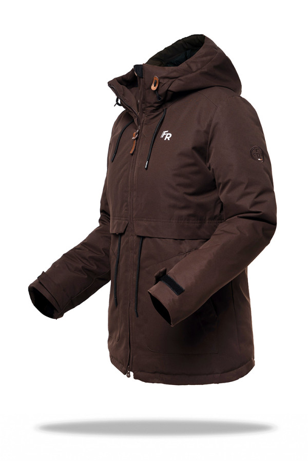 Гірськолижна куртка жіноча Freever AF 21767 коричнева, Фото №3 - freever.ua