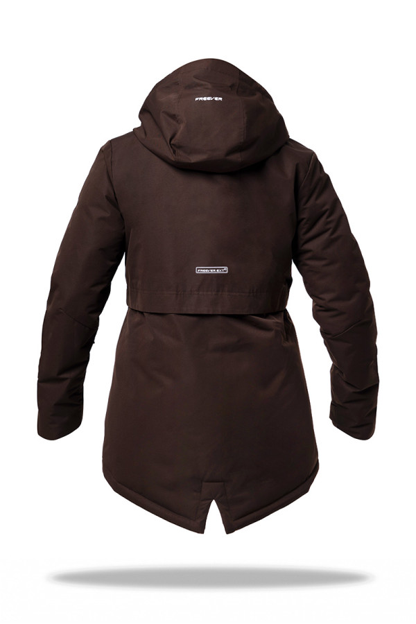Гірськолижна куртка жіноча Freever AF 21767 коричнева, Фото №4 - freever.ua