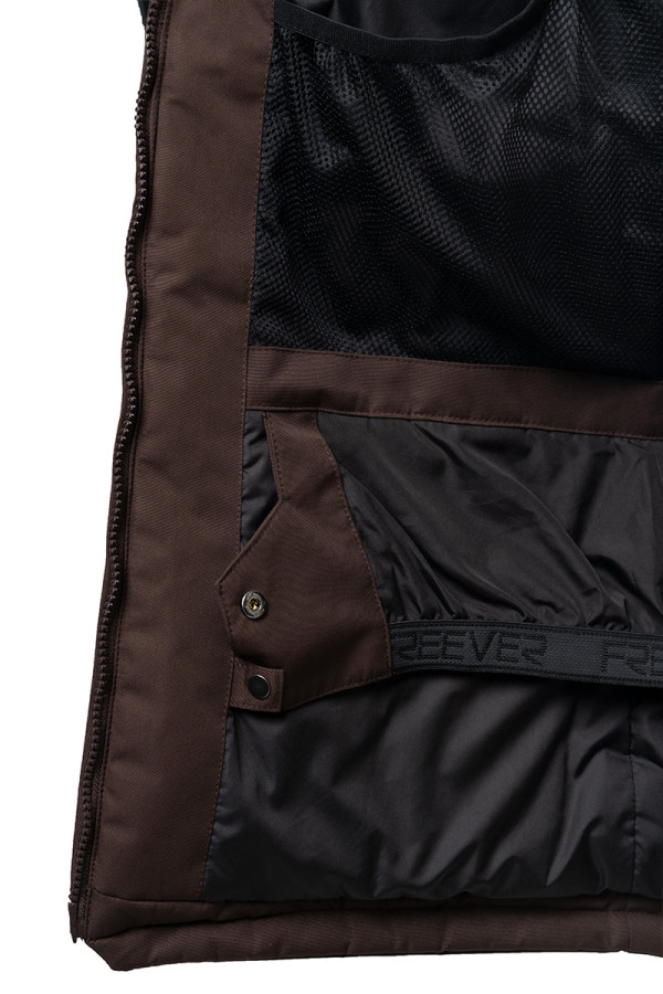 Горнолыжная куртка женская Freever AF 21767 коричневая, Фото №9 - freever.ua