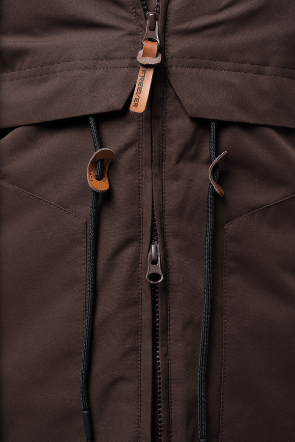 Горнолыжная куртка женская Freever AF 21767 коричневая, Фото №10 - freever.ua