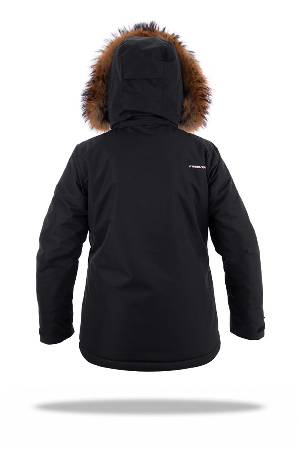 Жіноча гірськолижна куртка Freever AF 21768 чорна, Фото №4 - freever.ua