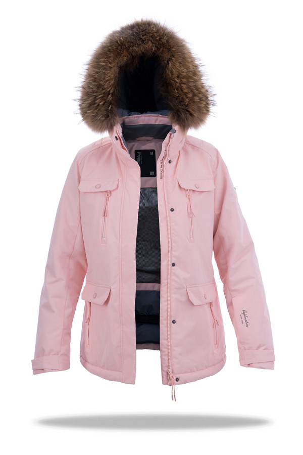 Жіноча гірськолижна куртка Freever AF 21768 рожева, Фото №2 - freever.ua